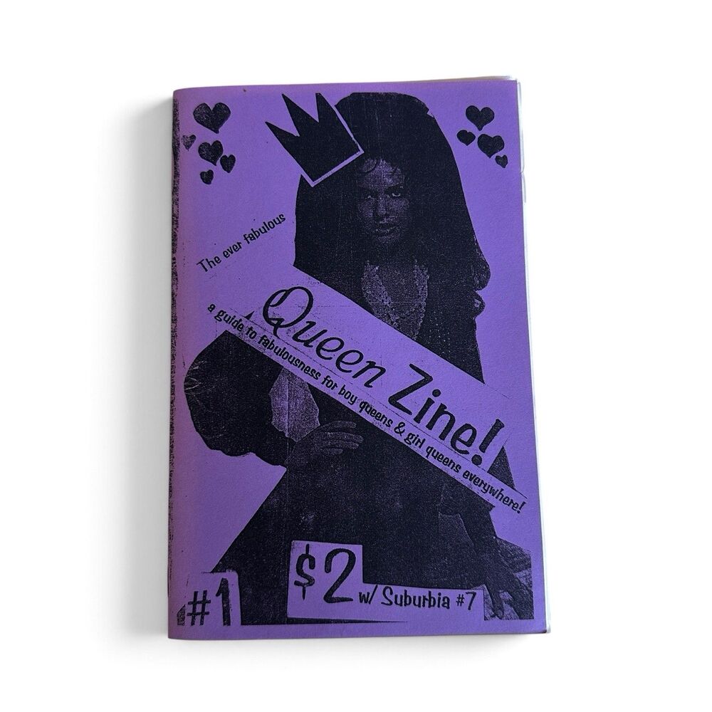 RARE! The Ever Fabulous QUEEN ZINE #1 Craig Jessup 1990s Queer Gay DIY Punk